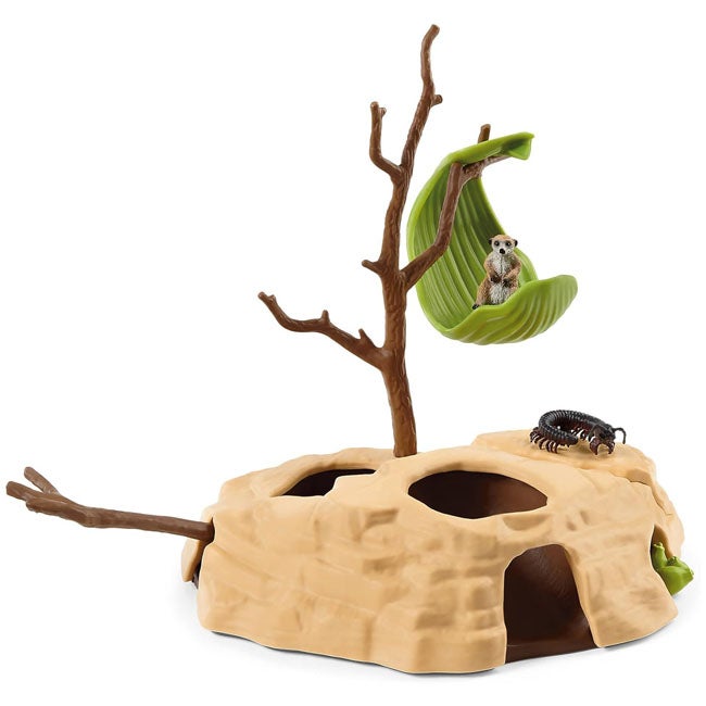 SCHLEICH MEERKAT HANGOUT PLAYSET