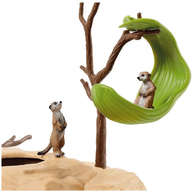 SCHLEICH MEERKAT HANGOUT PLAYSET