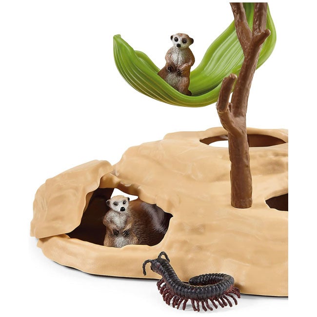 SCHLEICH MEERKAT HANGOUT PLAYSET