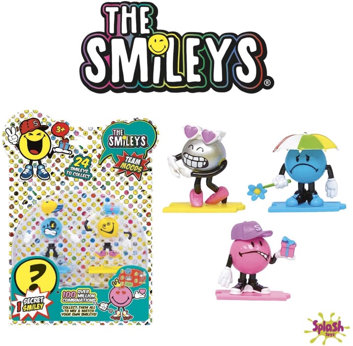 SMILEYS CHARACTERS S1 - 3 PIECES PACK