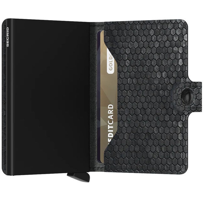 SECRID MINIWALLET HEXAGON MHE-BLACK