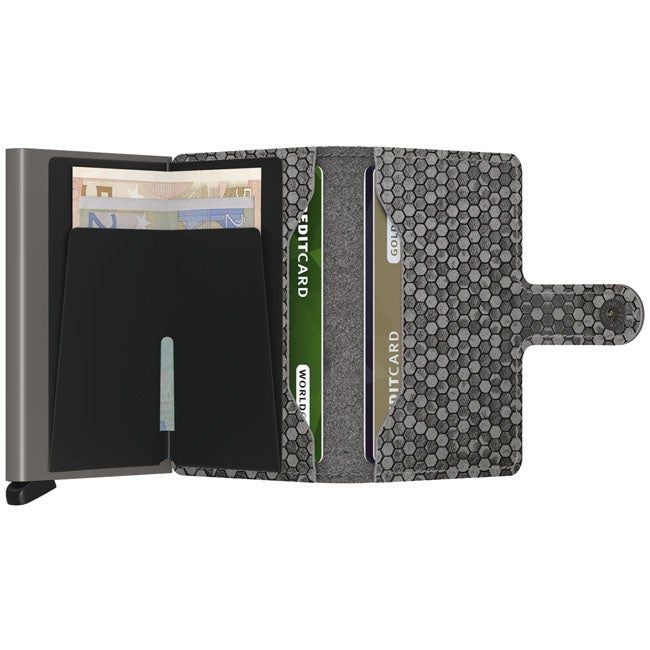 SECRID MINIWALLET HEXAGON MHE-GREY