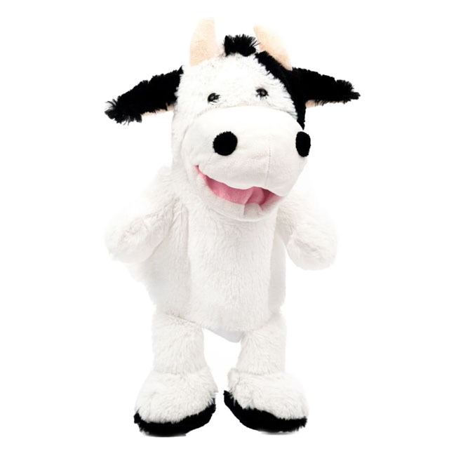 PUGS AT PLAY COW TALKING HAND PUPPET