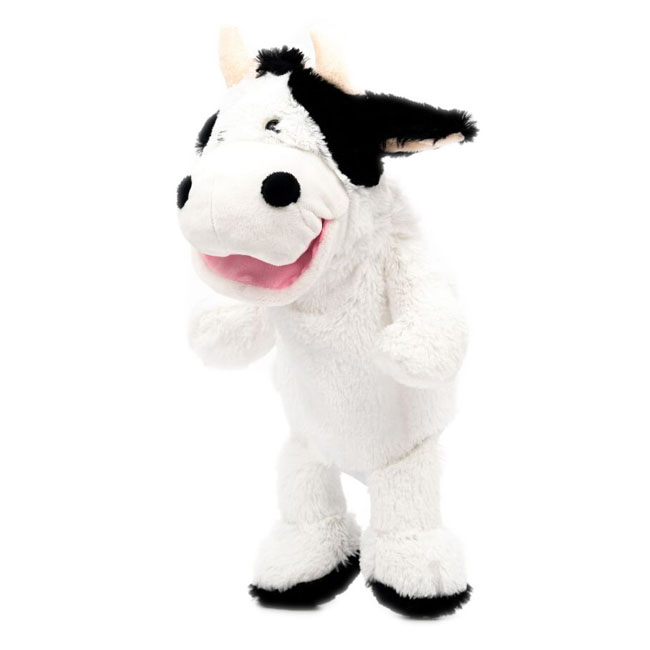 PUGS AT PLAY COW TALKING HAND PUPPET