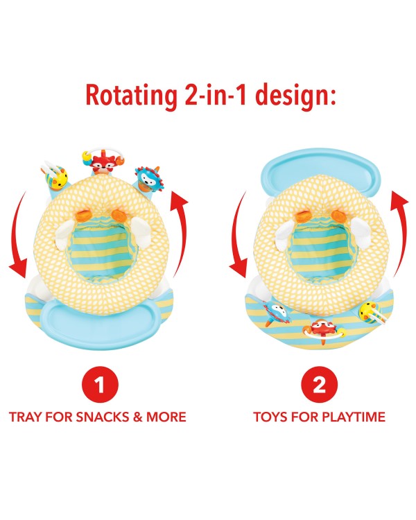 SKIP HOP EXPLORE AND MORE 2 IN 1 ACTIVITY FLOOR SEAT