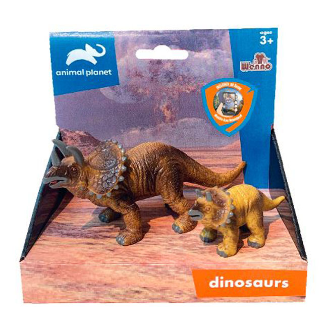 WENNO 2 PCS DINOSAURS IN OPEN BOX