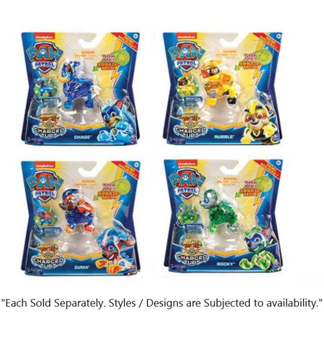 PAW PATROL SUPER CHARGED HERO PUPS ASSORTED