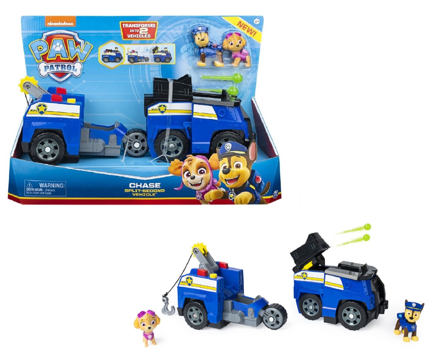 PAW PATROL SPLIT SECOND VEHICLES ASSORTED
