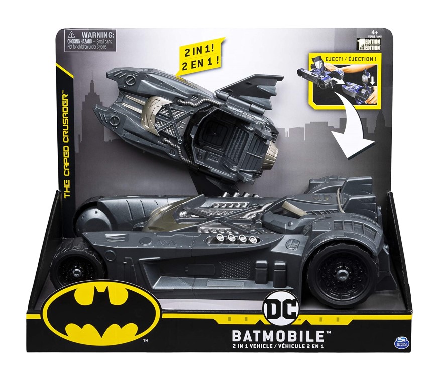 DC BATMAN BATMOBILE & BATBOAT 2-IN-1 TRANSFORMING VEHICLE