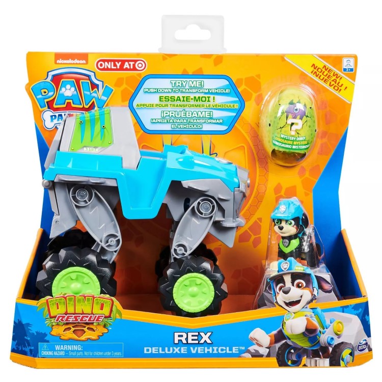 PAW PATROL DINO RESCUE REX DELUXE VEHICLE