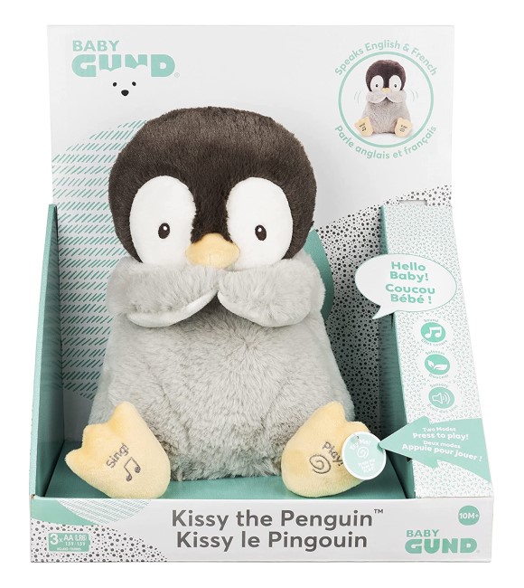 GUND INTERACTIVE KISSY THE PENGUIN