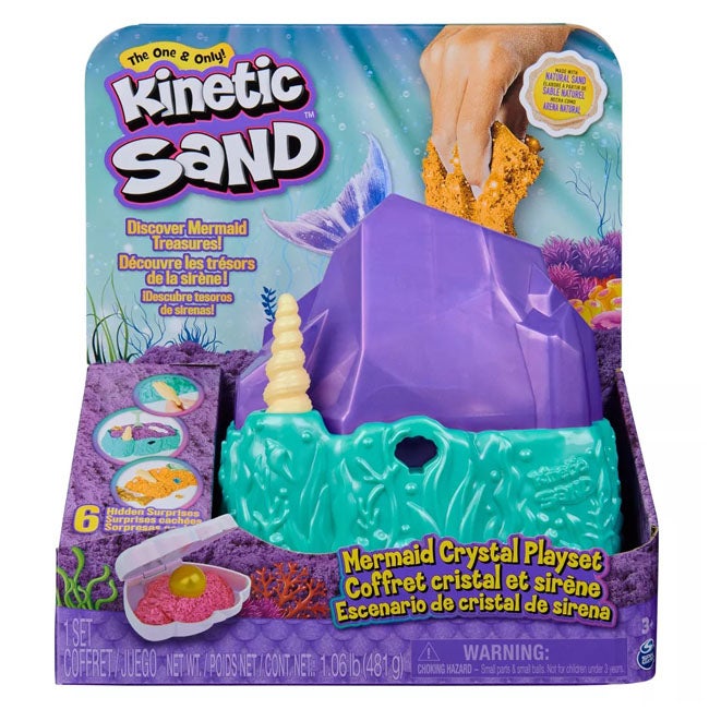 KINETIC SAND MERMAID CRYSTAL PLAYSET