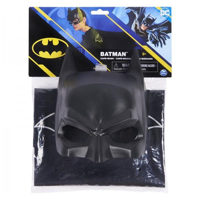 DC BATMAN CAPE AND MASK SET VALUE