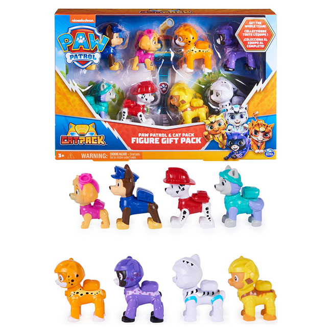 PAW PATROL CAT PACK & PUP FIGURE GIFT PACK