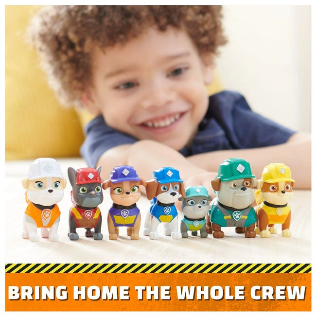 PAW PATROL RUBBLE AND CREW CONSTRUCTION FIGURES GIFT PACK