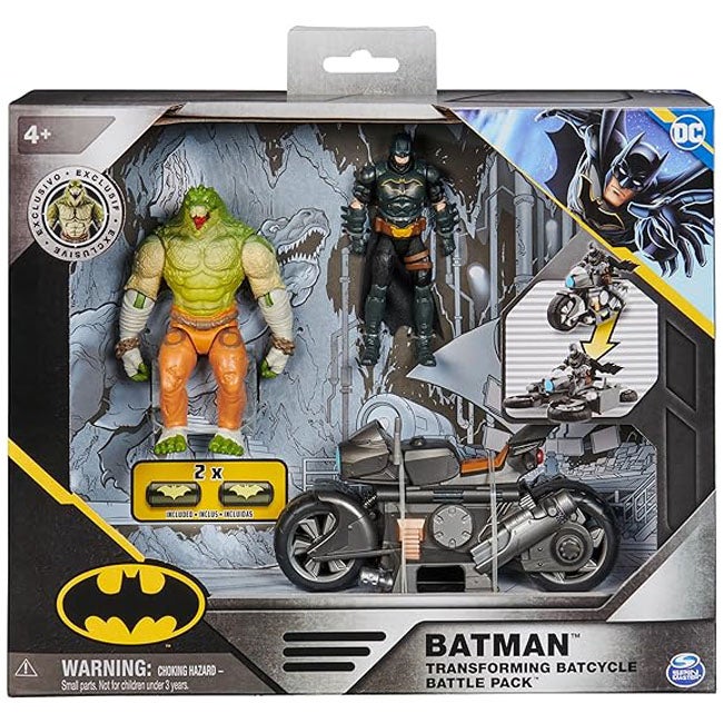 DC BATMAN TRANSFORMING BATCYCLE BATTLE PACK