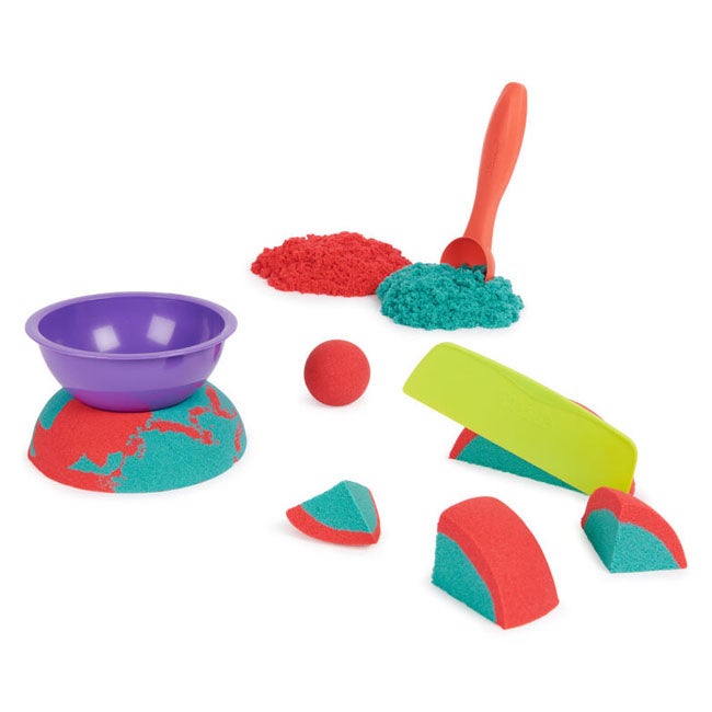 KINETIC SAND MOLD N FLOW 1.5LBS RED AND TEAL