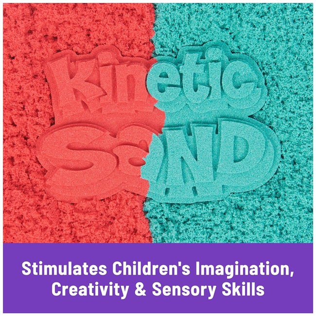 KINETIC SAND MOLD N FLOW 1.5LBS RED AND TEAL