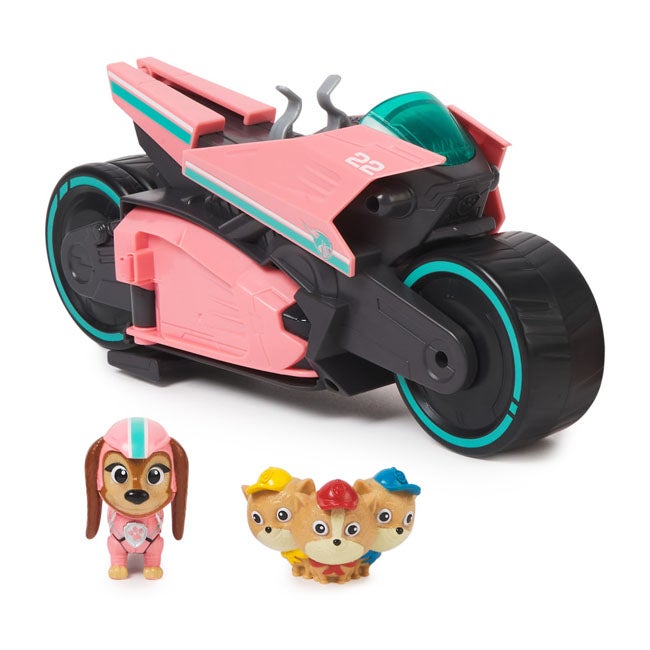 PAW PATROL THE MIGHTY MOVIE MOTORCYCLE TOY VEHICLE