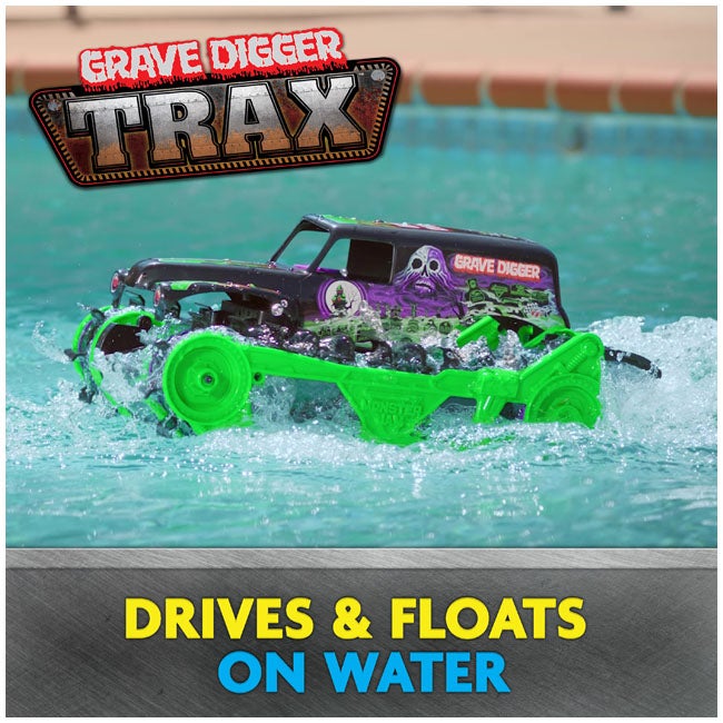 MONSTER JAM OFFICIAL GRAVE DIGGER TRAX ALL TERRAIN