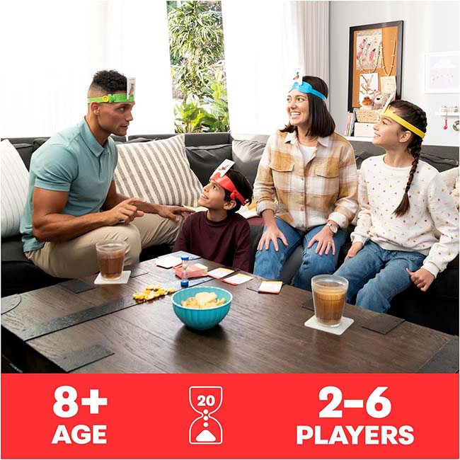 SPINMASTER HEDBANZ CORE PICTURE GUESSING BOARD GAME