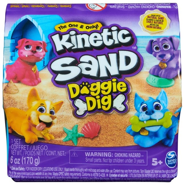 KINETIC SAND DOGGIE DIG BEACH SAND