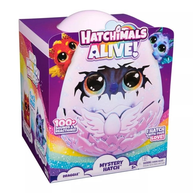 HATCHIMALS ALIVE SECRET HATCH INTERACTIVE DRAGGLE ME