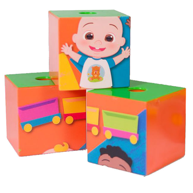 COCOMELON STACKING WALL CUBE CAR