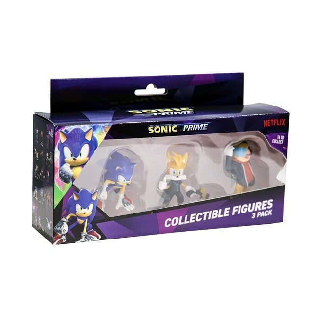 SONIC THE HEDGEHOG 3-PACK 4-INCH ACTION FIGURE