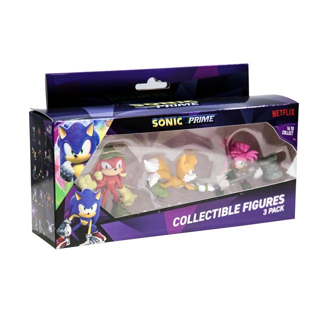SONIC THE HEDGEHOG 3-PACK 4-INCH ACTION FIGURE