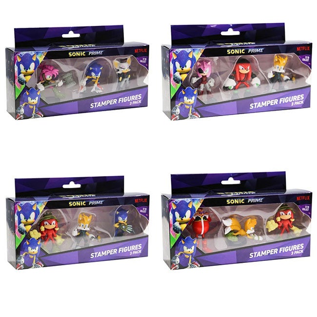 SONIC THEMED STAMPS FOR KIDS ASSORTED 3-PACK