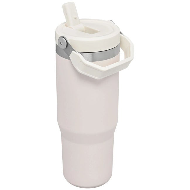 STANLEY ICE FLOW GO 870ML30OZ FLIP STRAW WTR BTL ROSE QUARTZ