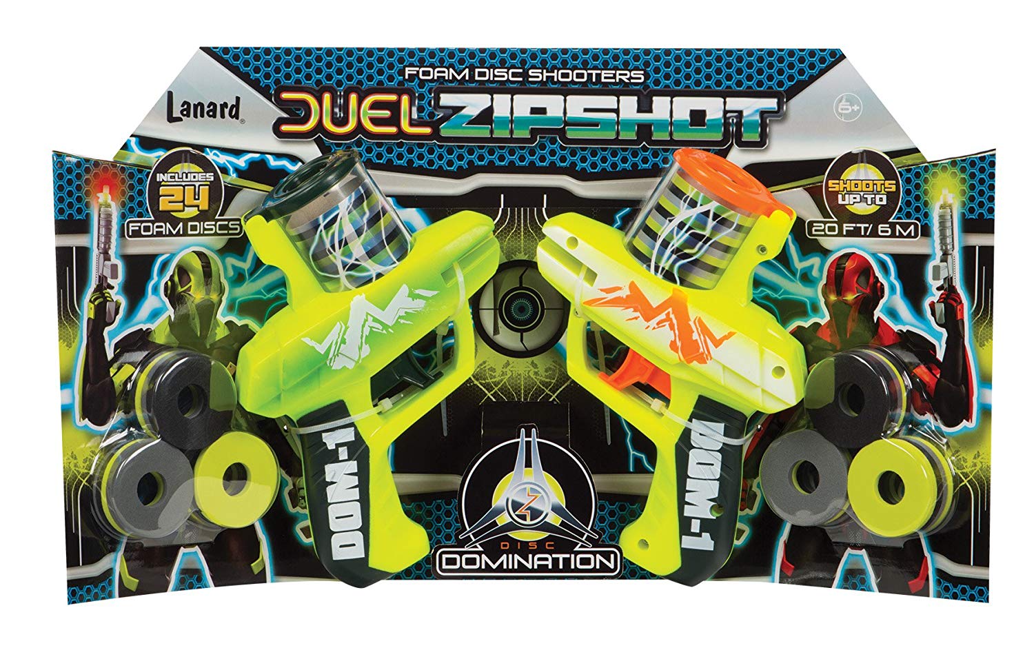 TOYSMITH DUEL ZIP SHOT TWIN PACK