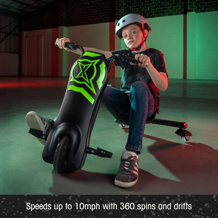 XOOTZ TYPHOON ELECTRIC POWER DRIFT TRIKE RIDE-ON