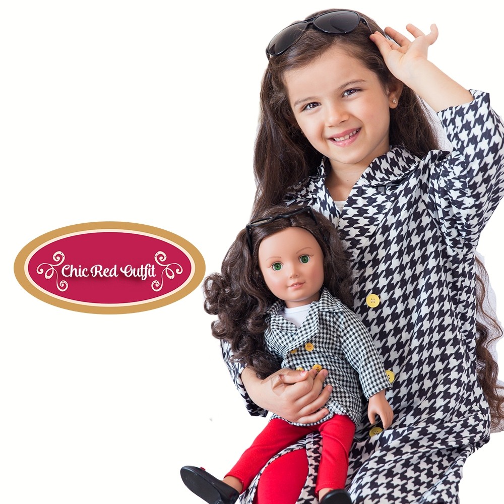 HAYATI GIRL CHIC RED OUTFIT