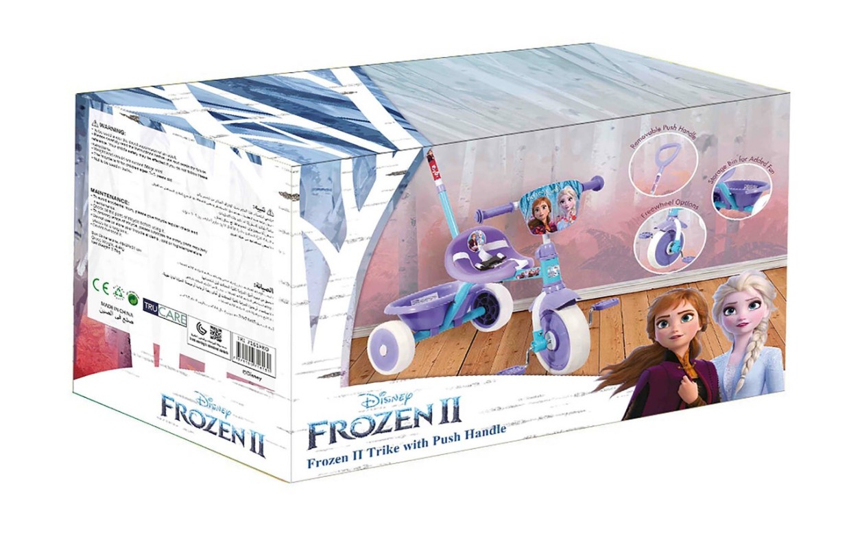 DISNEY FROZEN TRIKE WITH PUSH HANDLE RIDE-ONS