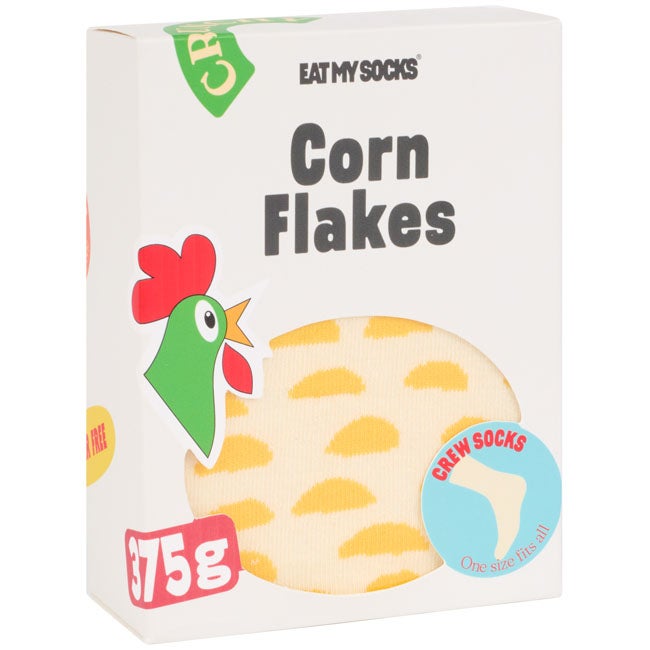 EAT MY SOCKS CEREALS CORN FLAKES