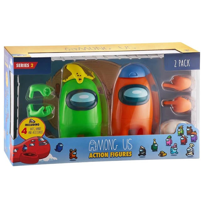 AMONG US ACTION FIGURE 17CM 2PK S2