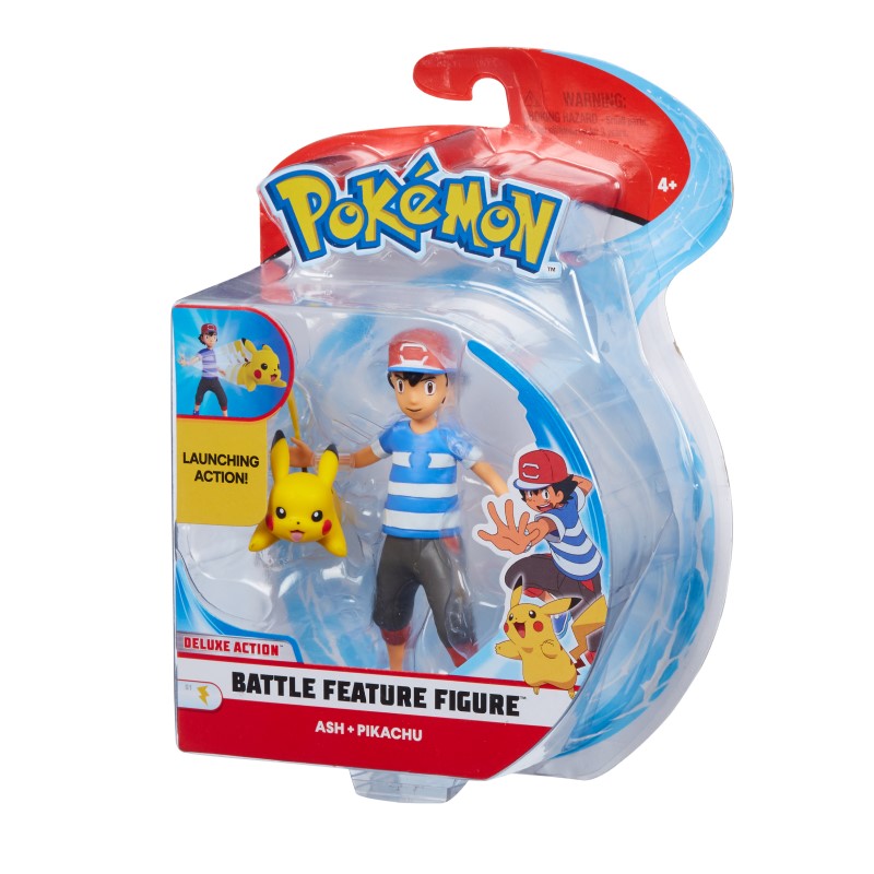 POKEMON 4.5-INCH BATTLE FIGURE - ASH & PIKACHU