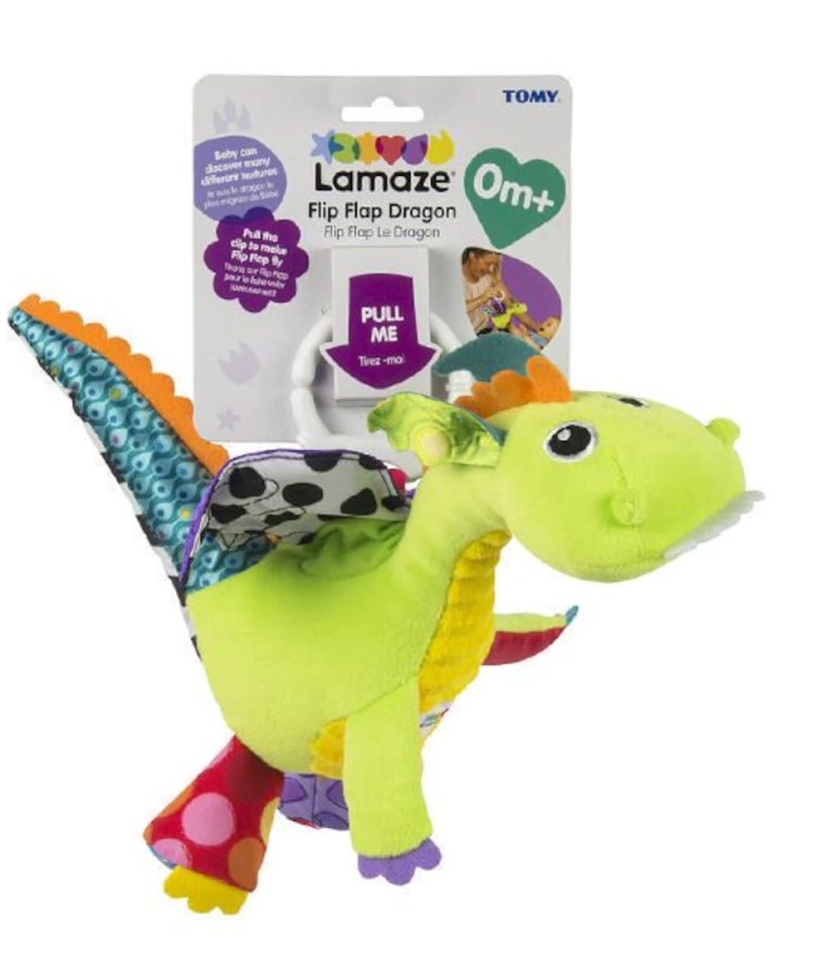 TOMY LAMAZE FLIP FLAP DRAGON