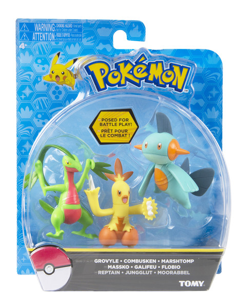 POKEMON ACTION POSE FIGURE 3-PACK