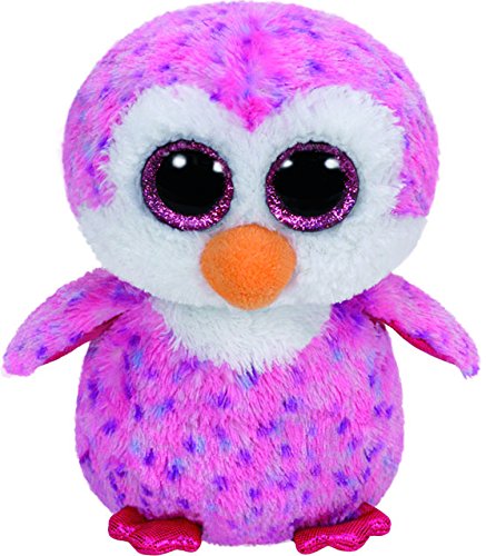 BEANIE BOOS GLIDER PINK PENGUIN 6 INCH