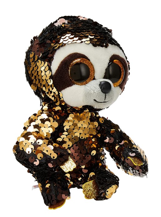 TY TOYS BOOS FLIPPABLE SLOTH DANGLER REG 8IN