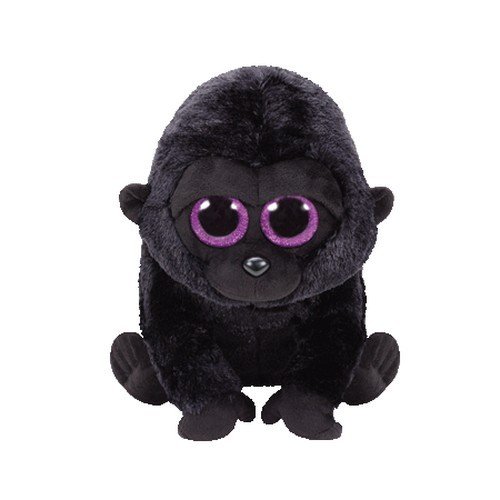 BEANIE BOOS GORILLA GEORGE BLACK MED 9IN