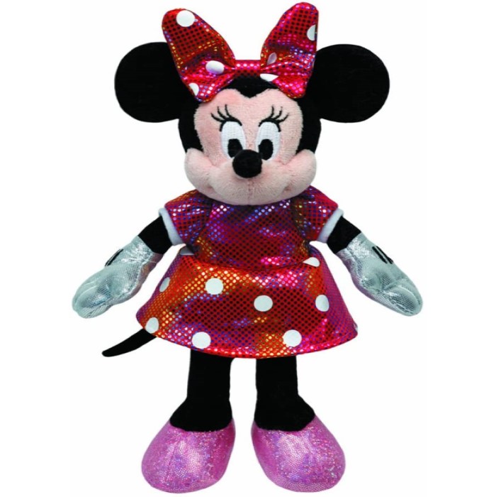 TY YOYS DISNEY MINNIE SPARKLE RBW W/SOUND REGULAR