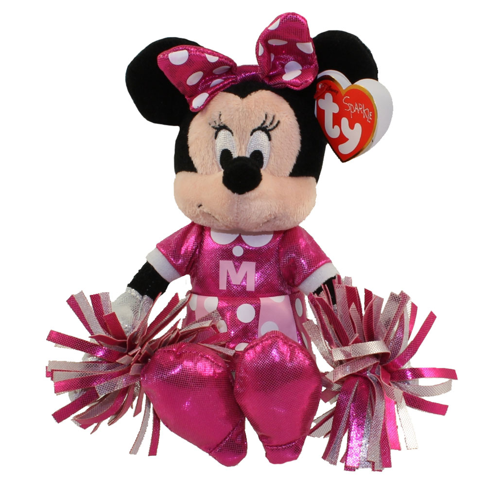TY TOYS DISNEY MINNIE CHEERLEADER REGULAR