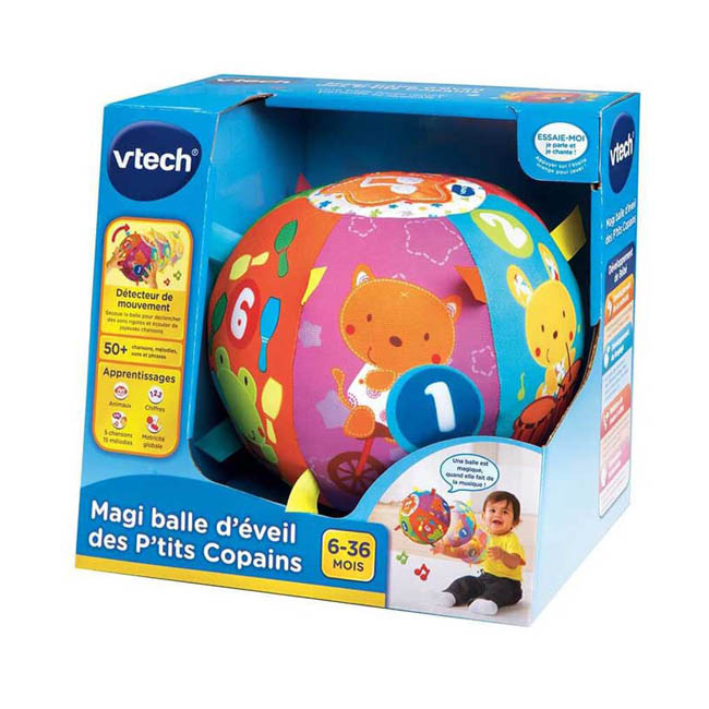 V-TECH LITTLE FRIENDLIES MUSICAL SOFT BALL