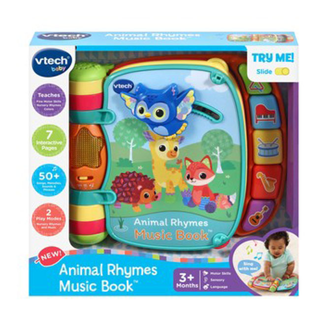 V-TECH ANIMAL RHYMES MUSIC BOOK