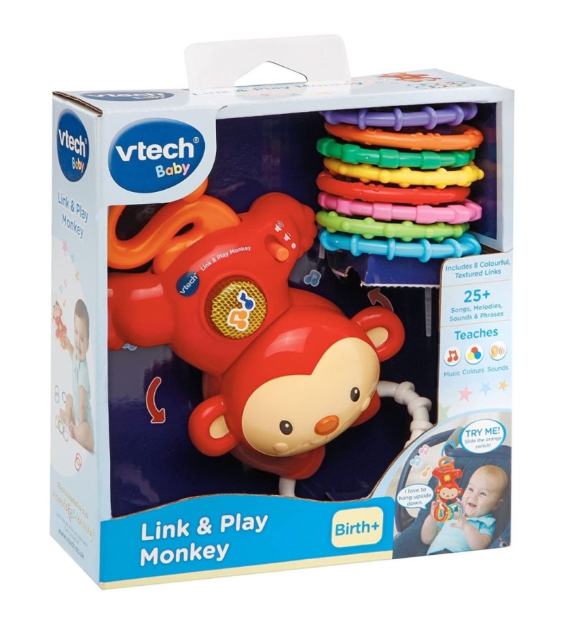 V-TECH LINK & PLAY MONKEY