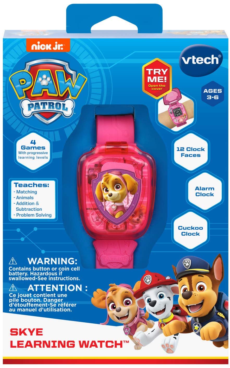 V-TECH SKYE LEARNING WATCH,PINK